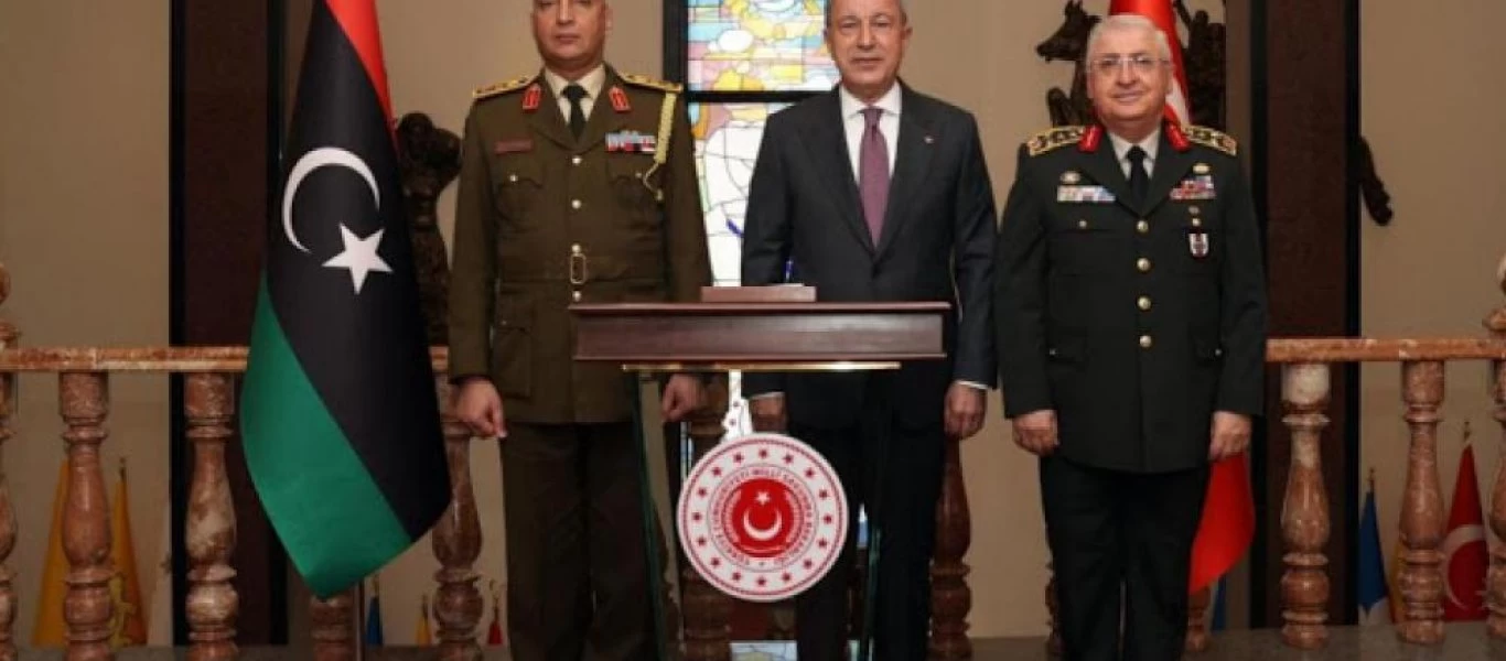  Ο Χ.Ακάρ υποδέχθηκε τον Αρχηγό του Επιτελείου της Λιβύης - Θα δημιουργήσουν και δεύτερη αεροπορική βάση οι Τούρκοι